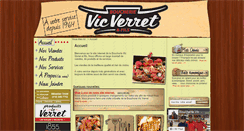 Desktop Screenshot of boucherievicverret.com