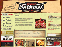 Tablet Screenshot of boucherievicverret.com